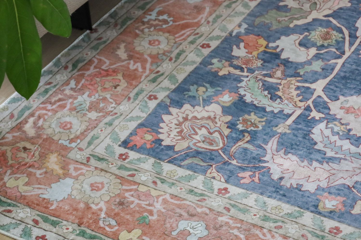 Night-Multi-Colour-Dalisay-Floral-Machine-Washable-Rug