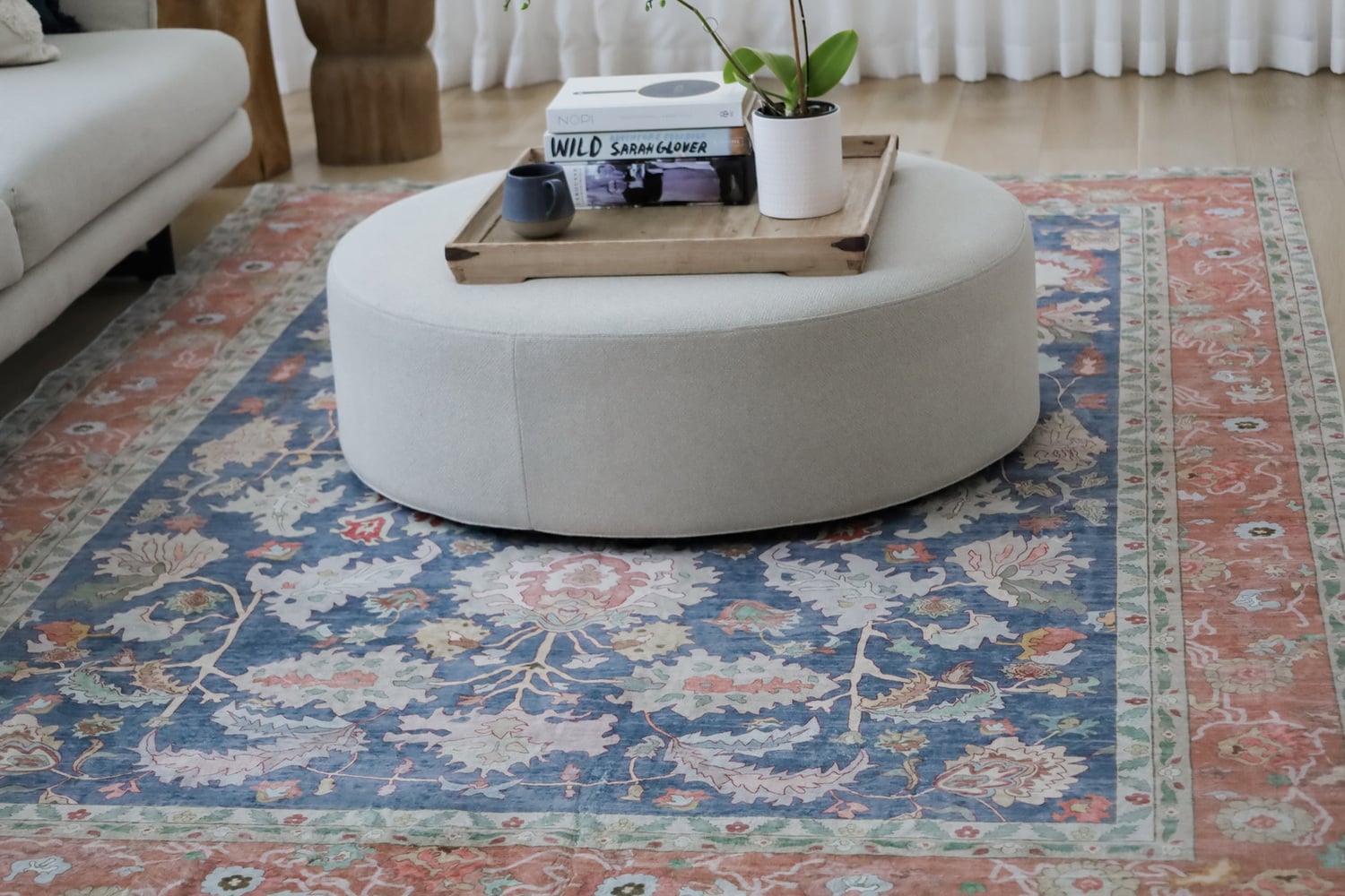 Night-Multi-Colour-Dalisay-Floral-Machine-Washable-Rug
