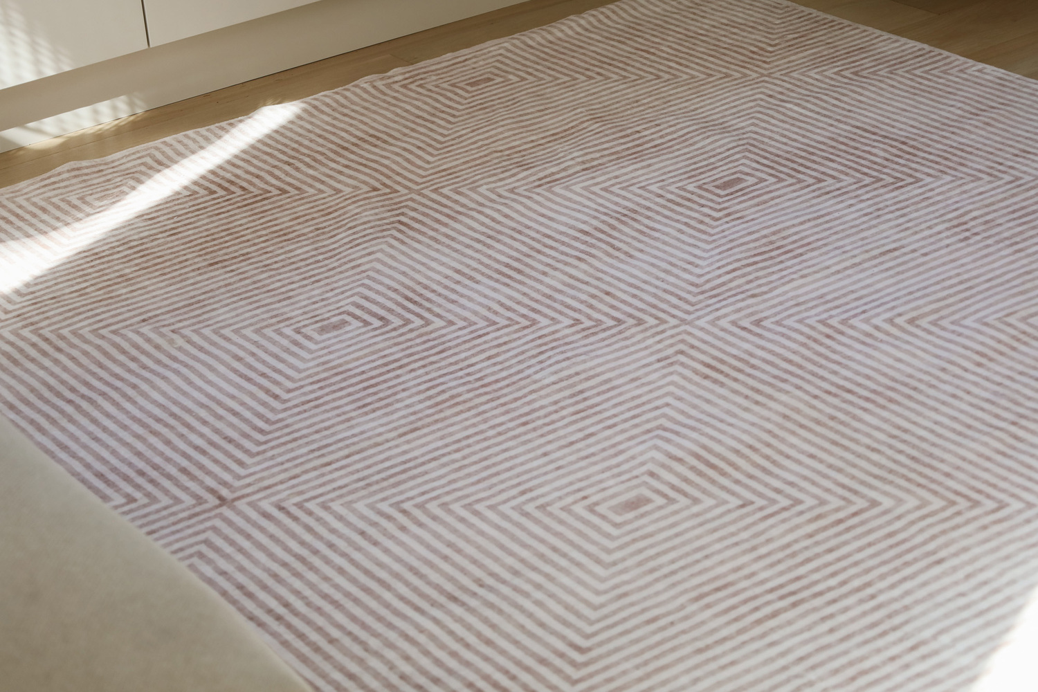 Beige-Amihan-Power-Loomed-Machine-Washable-Rug