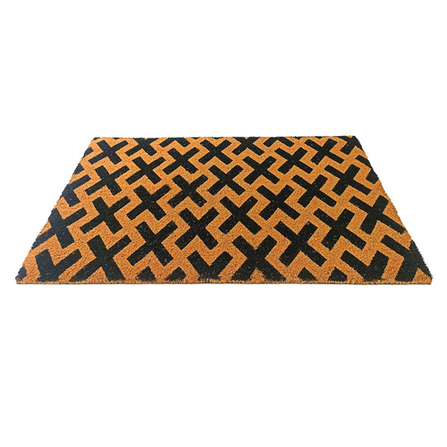 Zainab Cross Coir Doormat