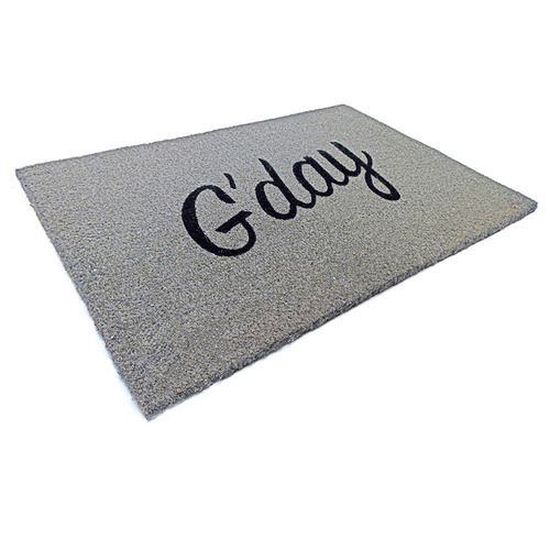 Grey Kamil Coir Doormat