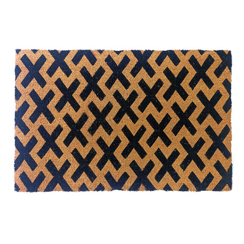 Zainab Cross Coir Doormat