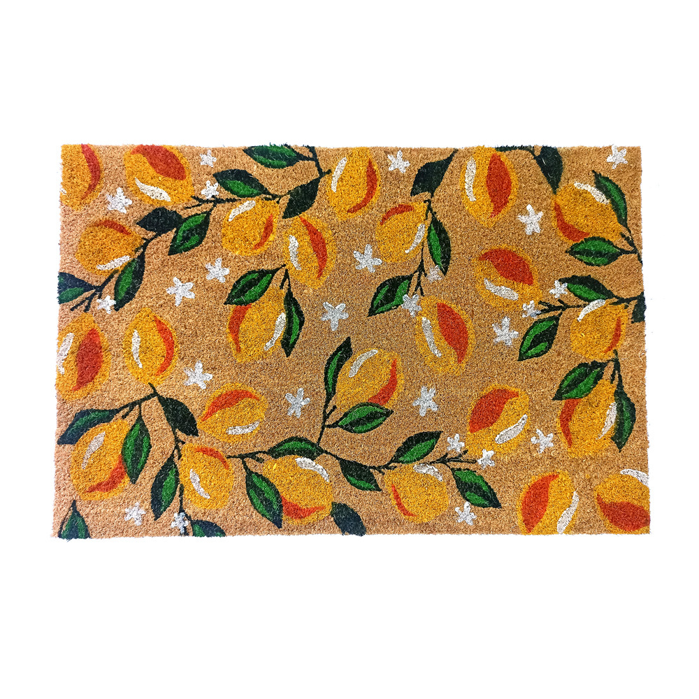 Yellow Musa Coir Doormat