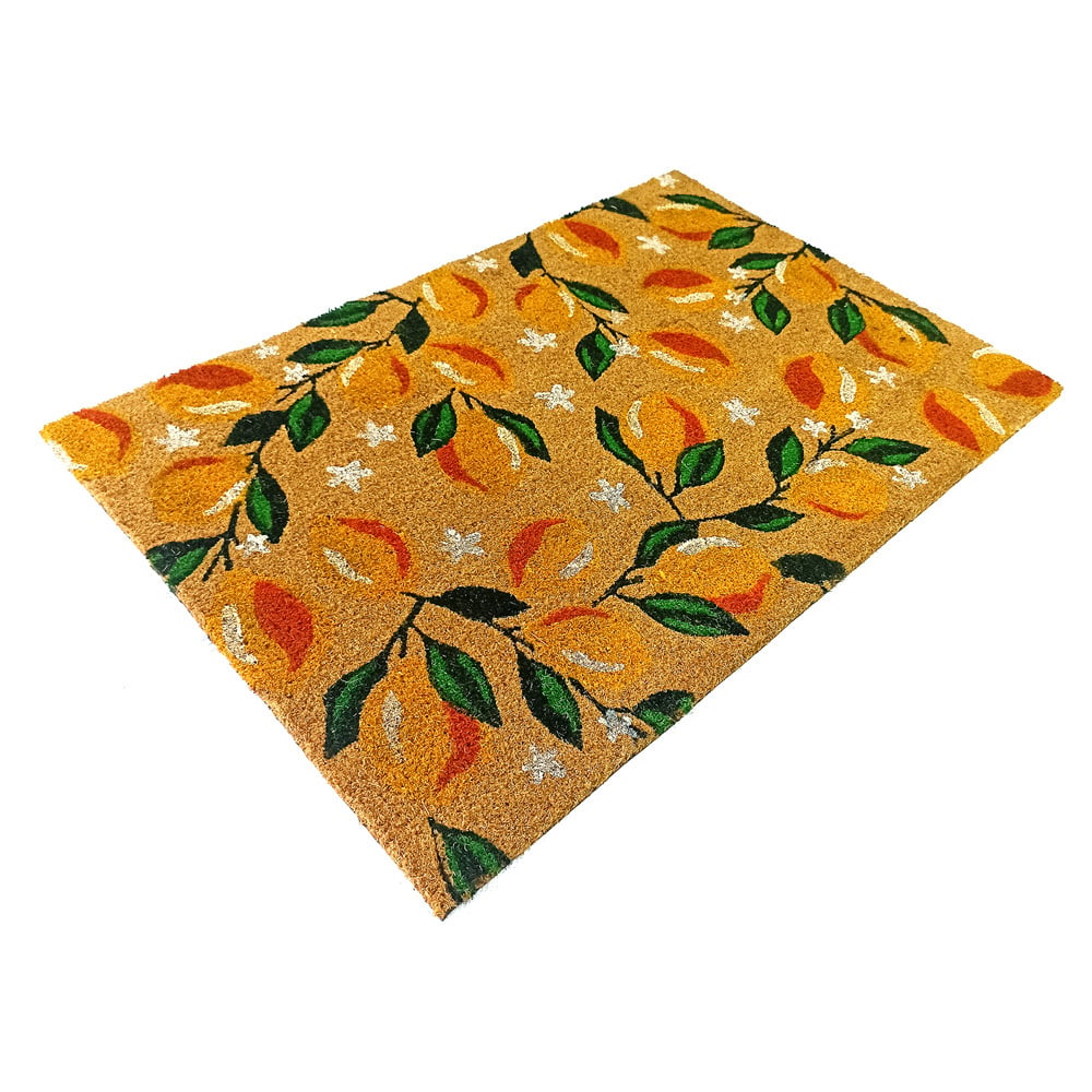 Yellow Musa Coir Doormat