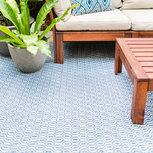 Indigo Blue Omar Indoor/Outdoor Rug
