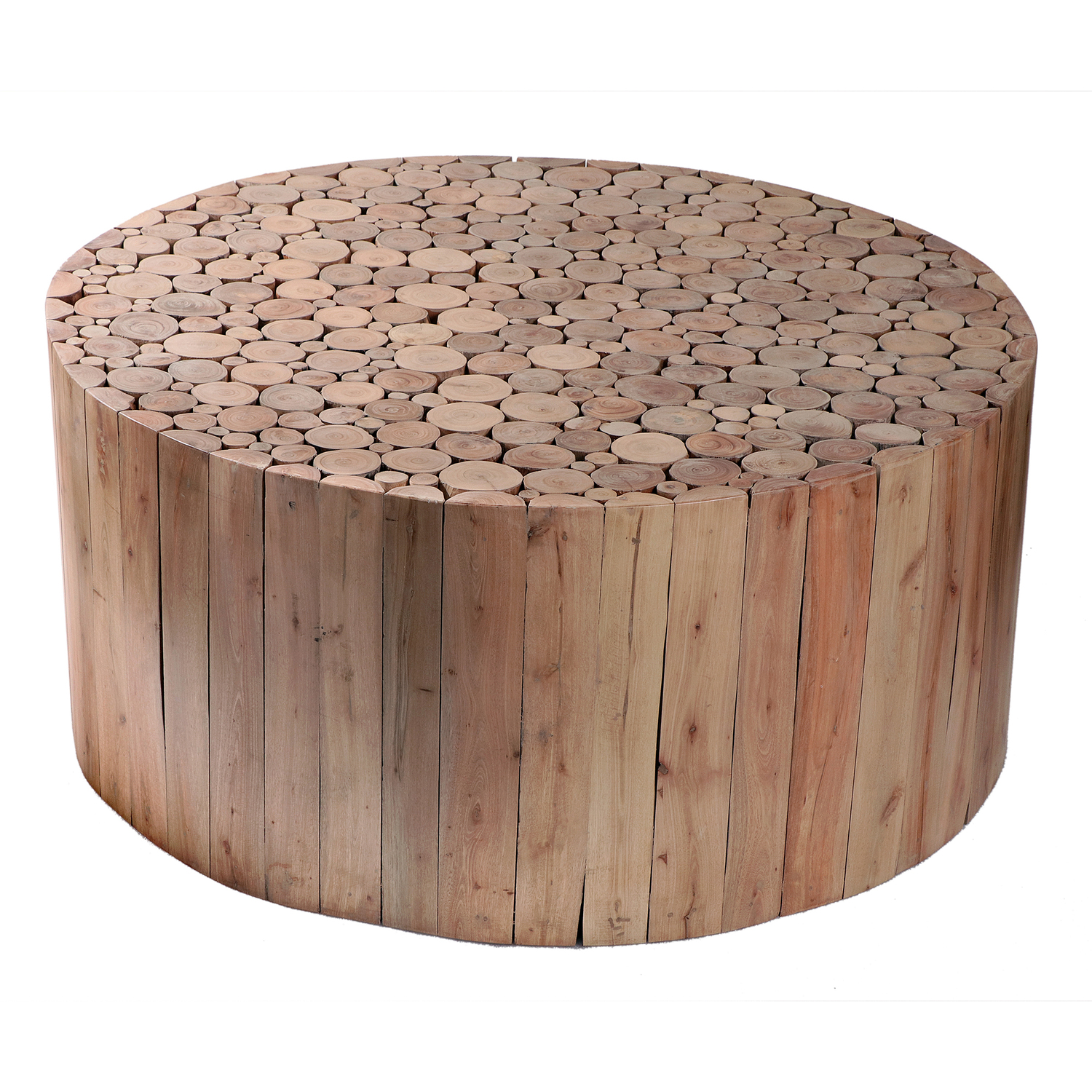 Beau Reclaimed Mango and Acacia Wood Coffee Table