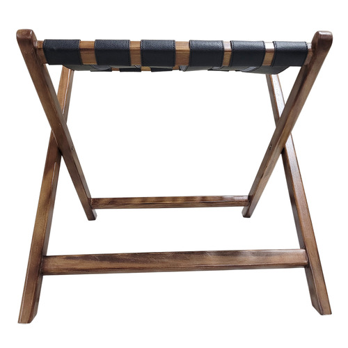 Home & Lifestyle Lewis Acacia Wood Luggage Rack | Temple & Webster