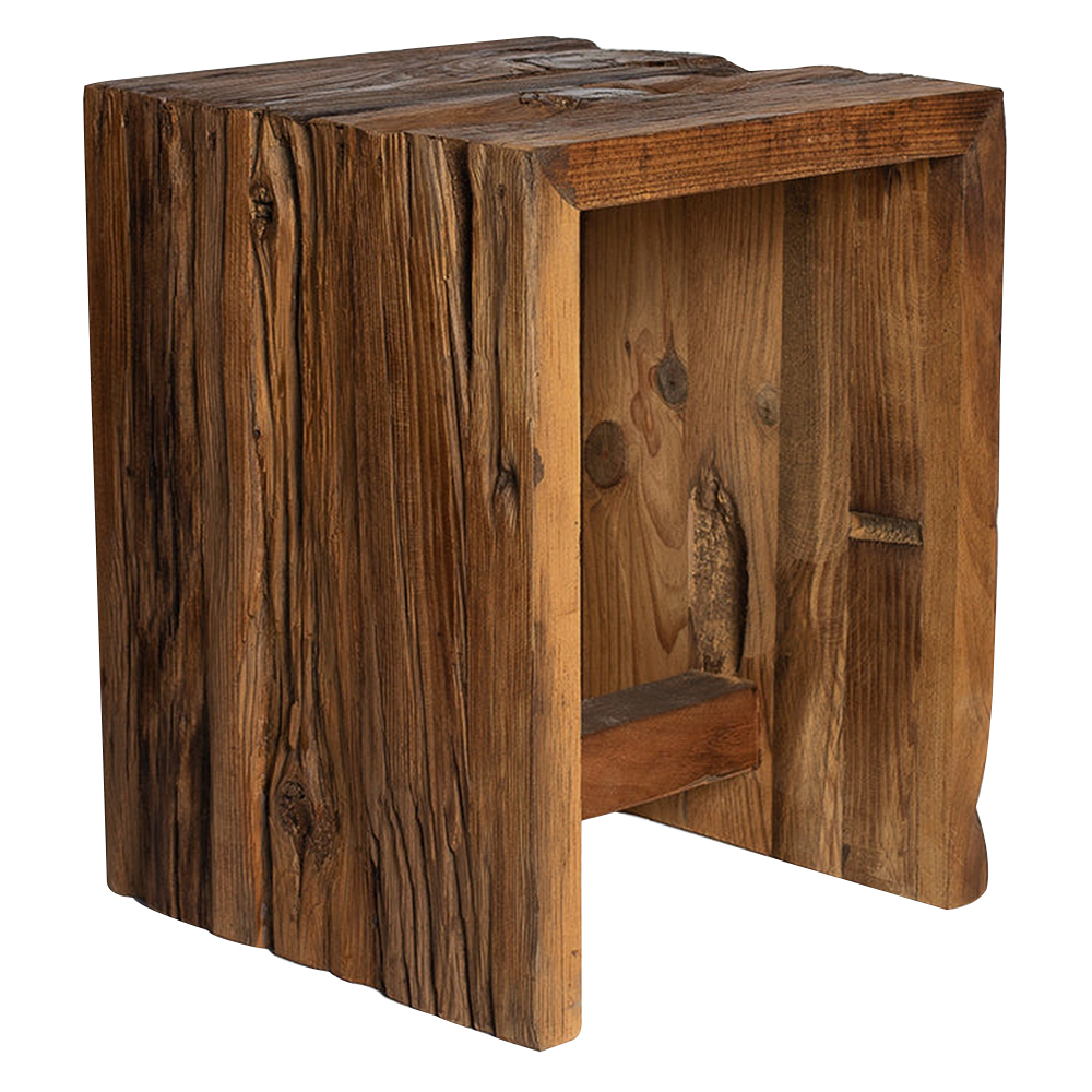 Danvers Reclaimed Mango and Acacia Wood Side Table