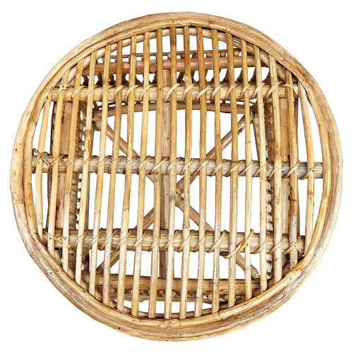 Lowell Cane Side Table