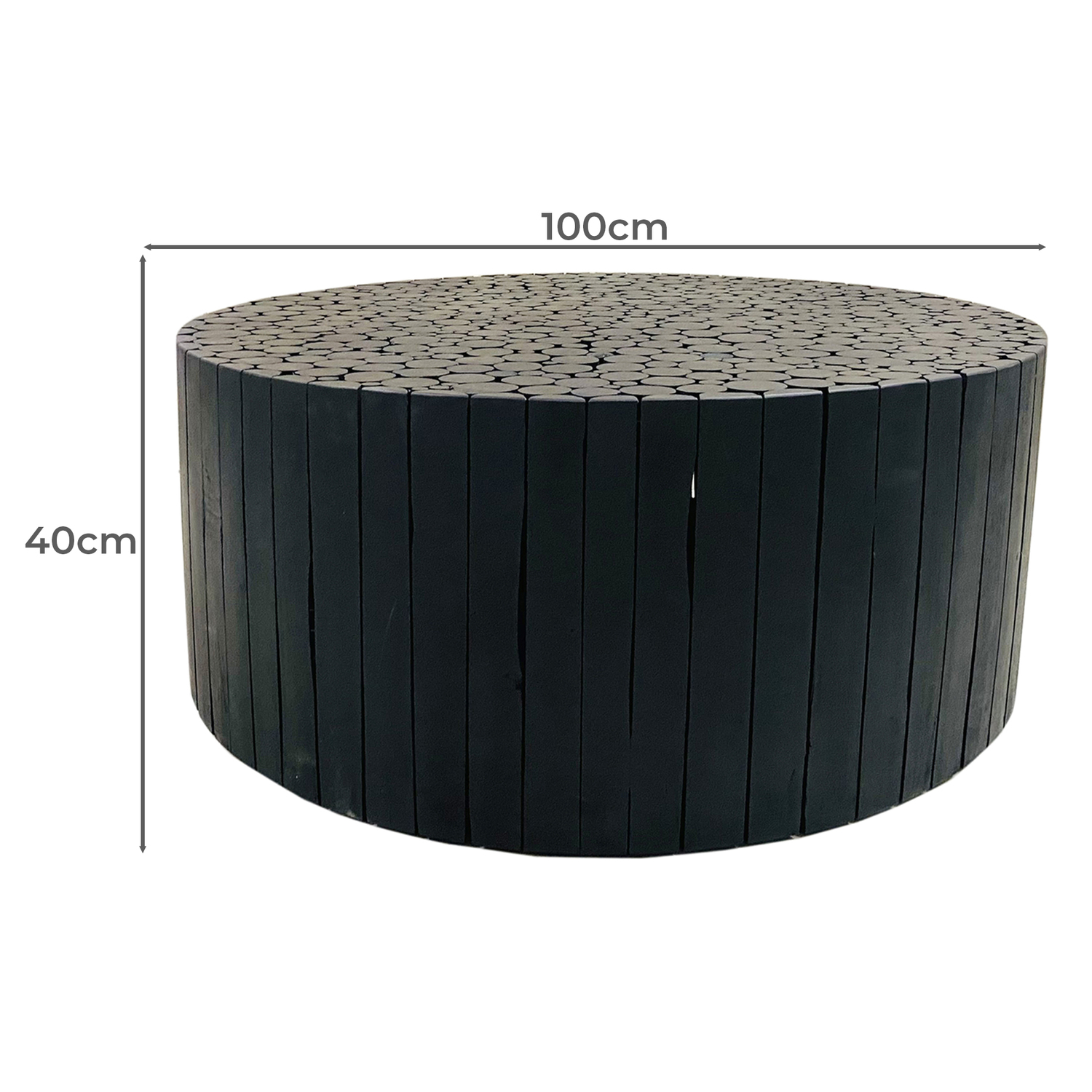 Beau Eucalyptus Wood Coffee Table