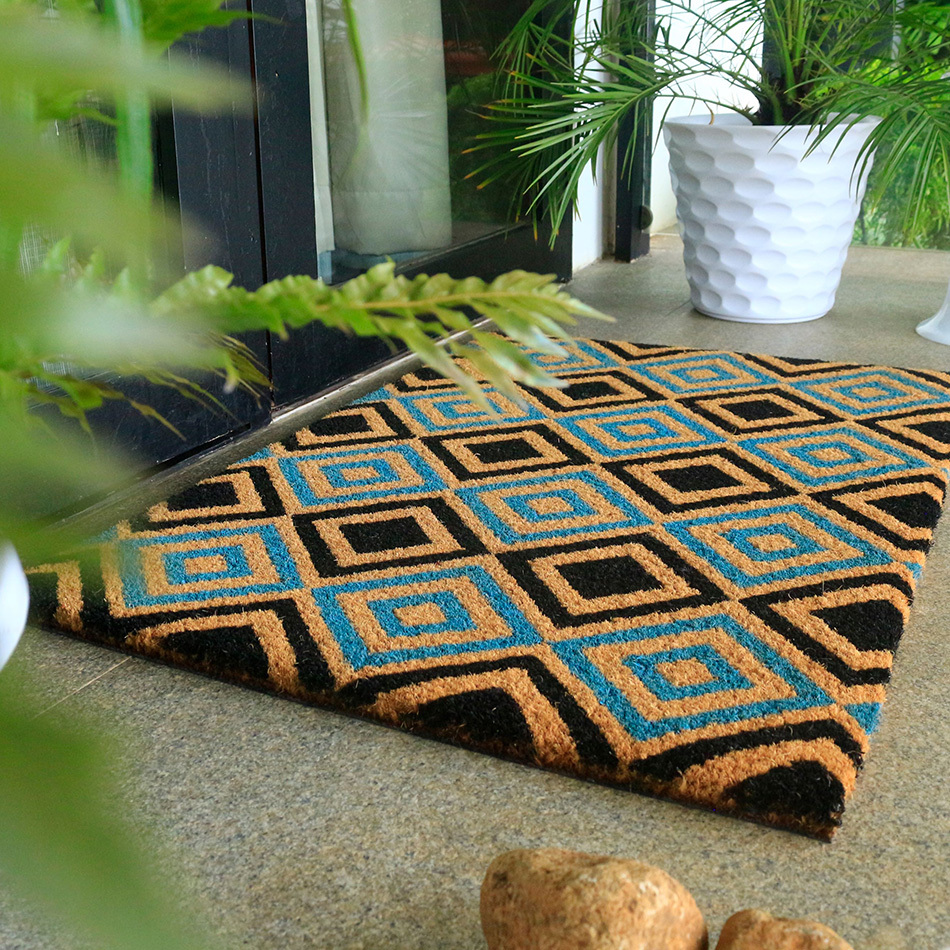 Diamonds-Kate-Coir-Doormat