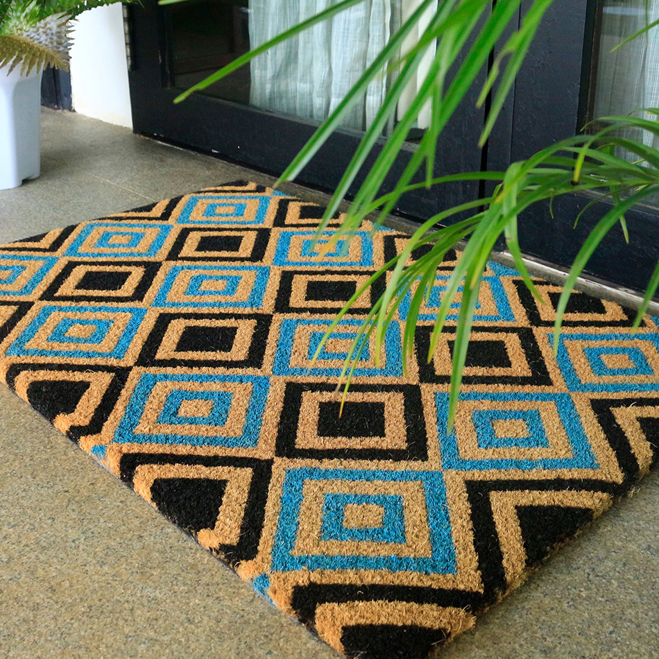 Diamonds-Kate-Coir-Doormat