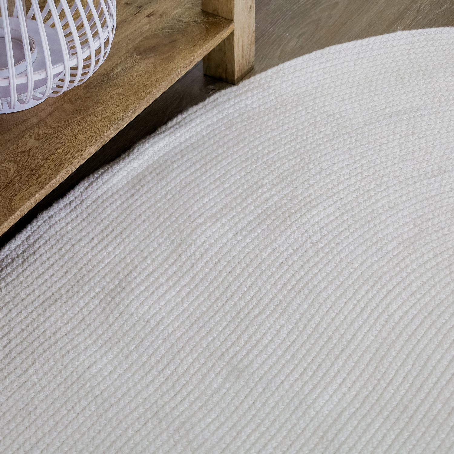 Cream Albany Indoor/Outdoor Oval Rug