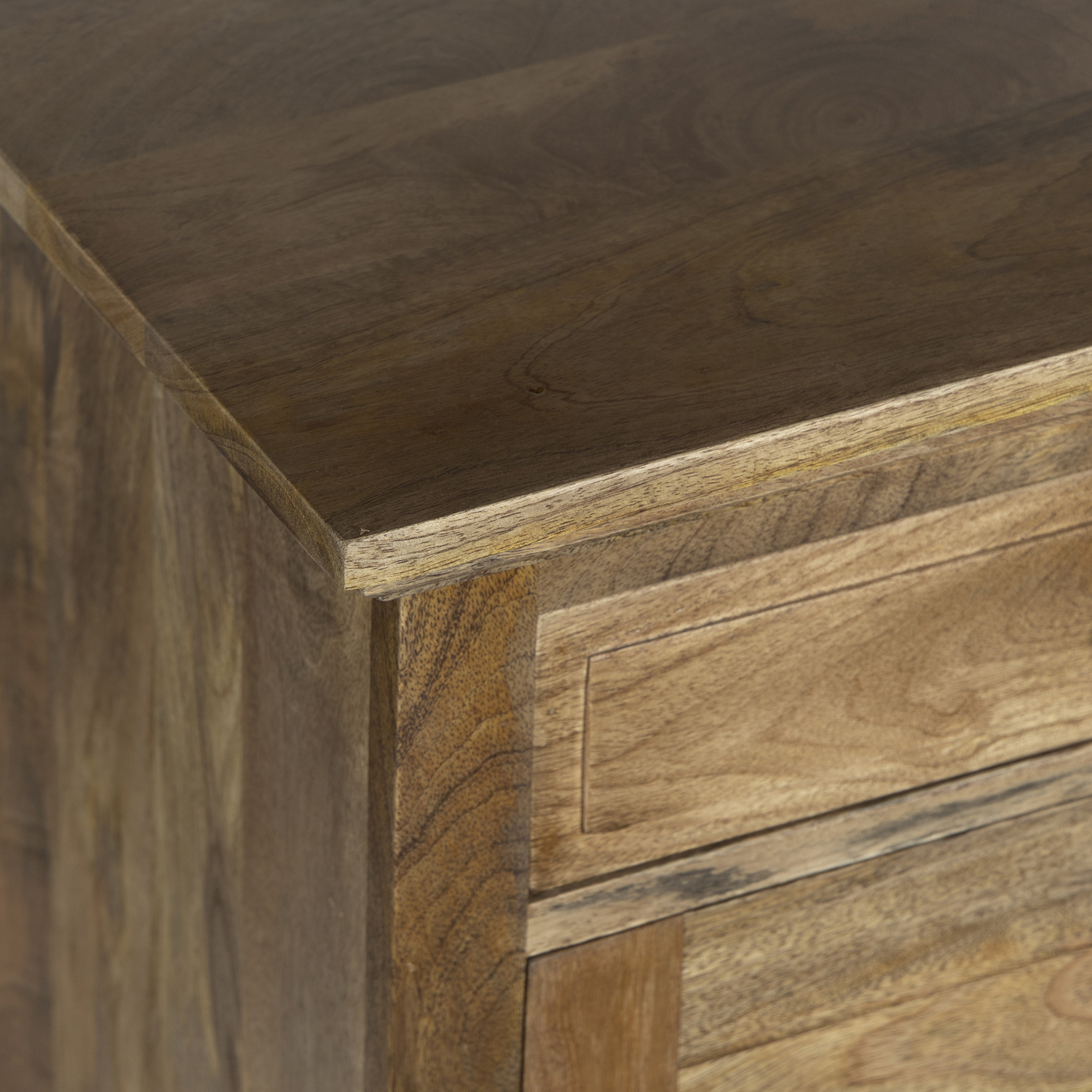 Powell Mango Wood Bedside Table