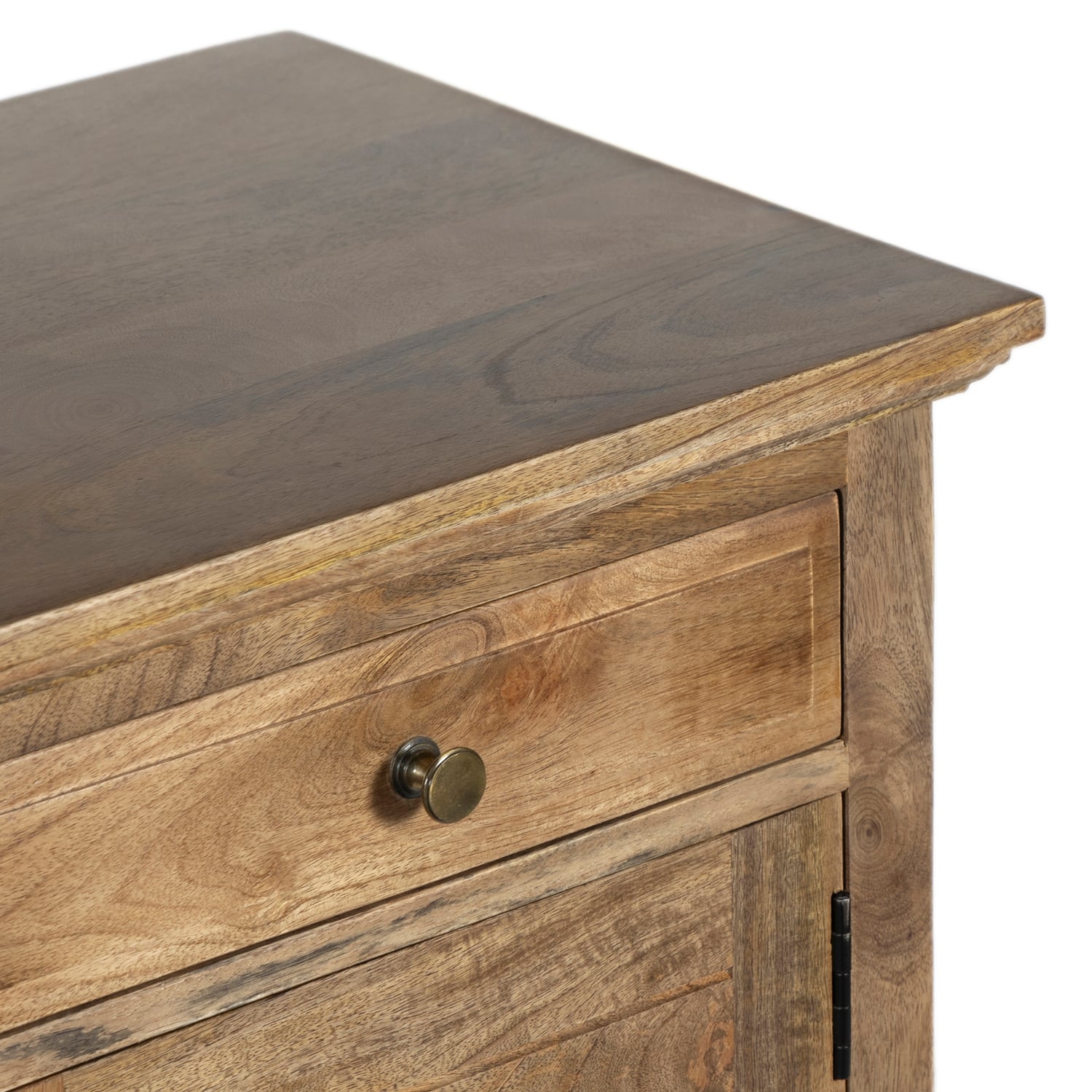 Powell Mango Wood Bedside Table