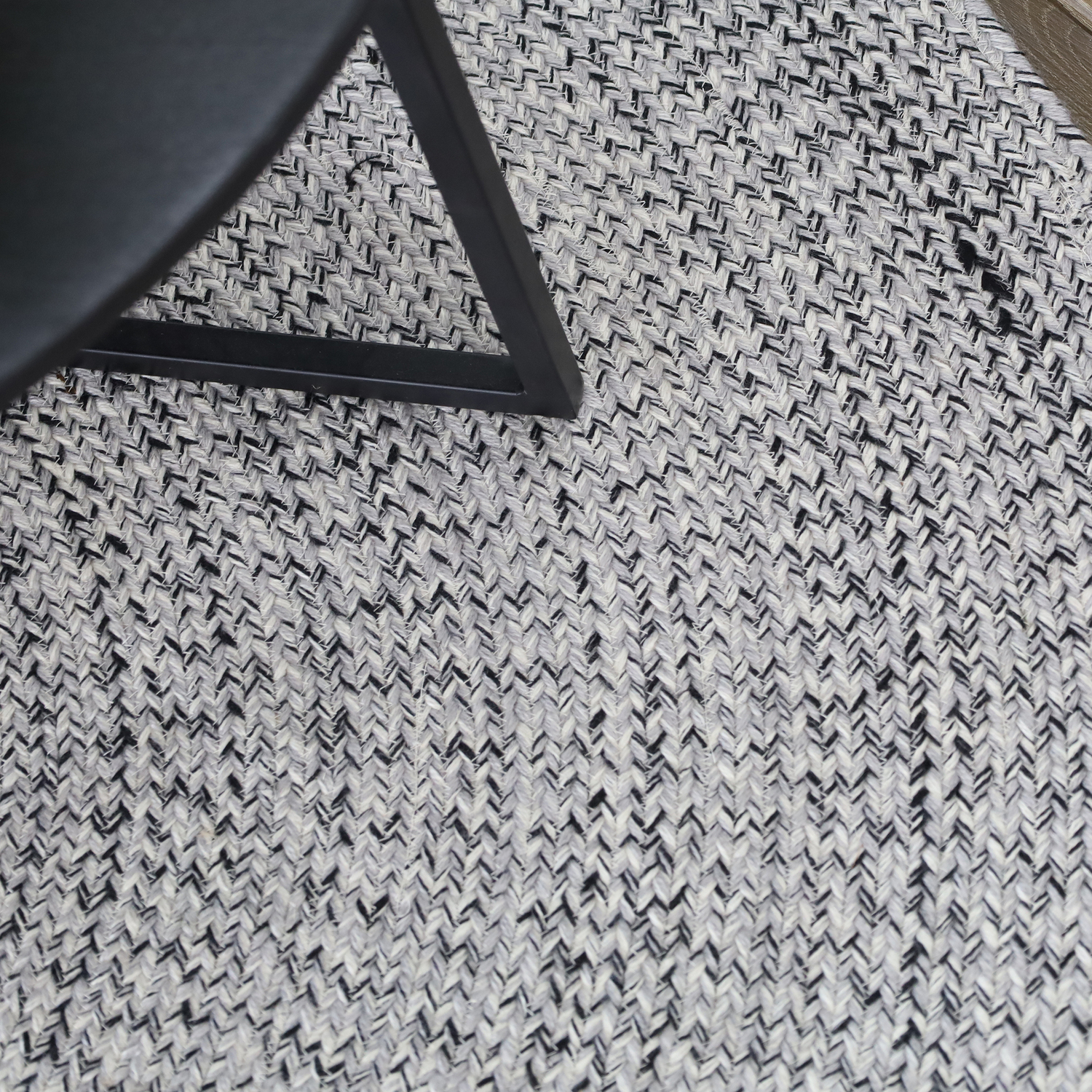 Grey Albany Indoor/Outdoor Oval Rug