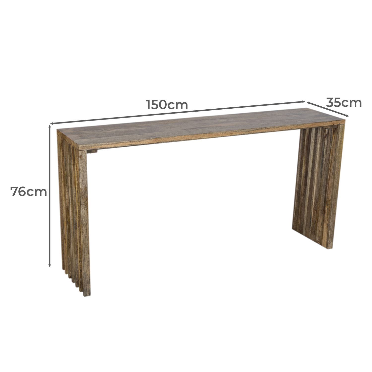 Vera Mango Wood Console Table