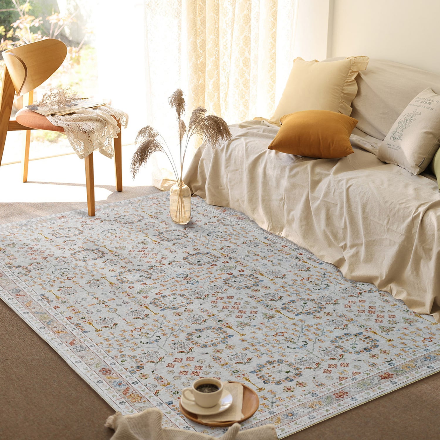 Kathleen Machine Washable Area Rug