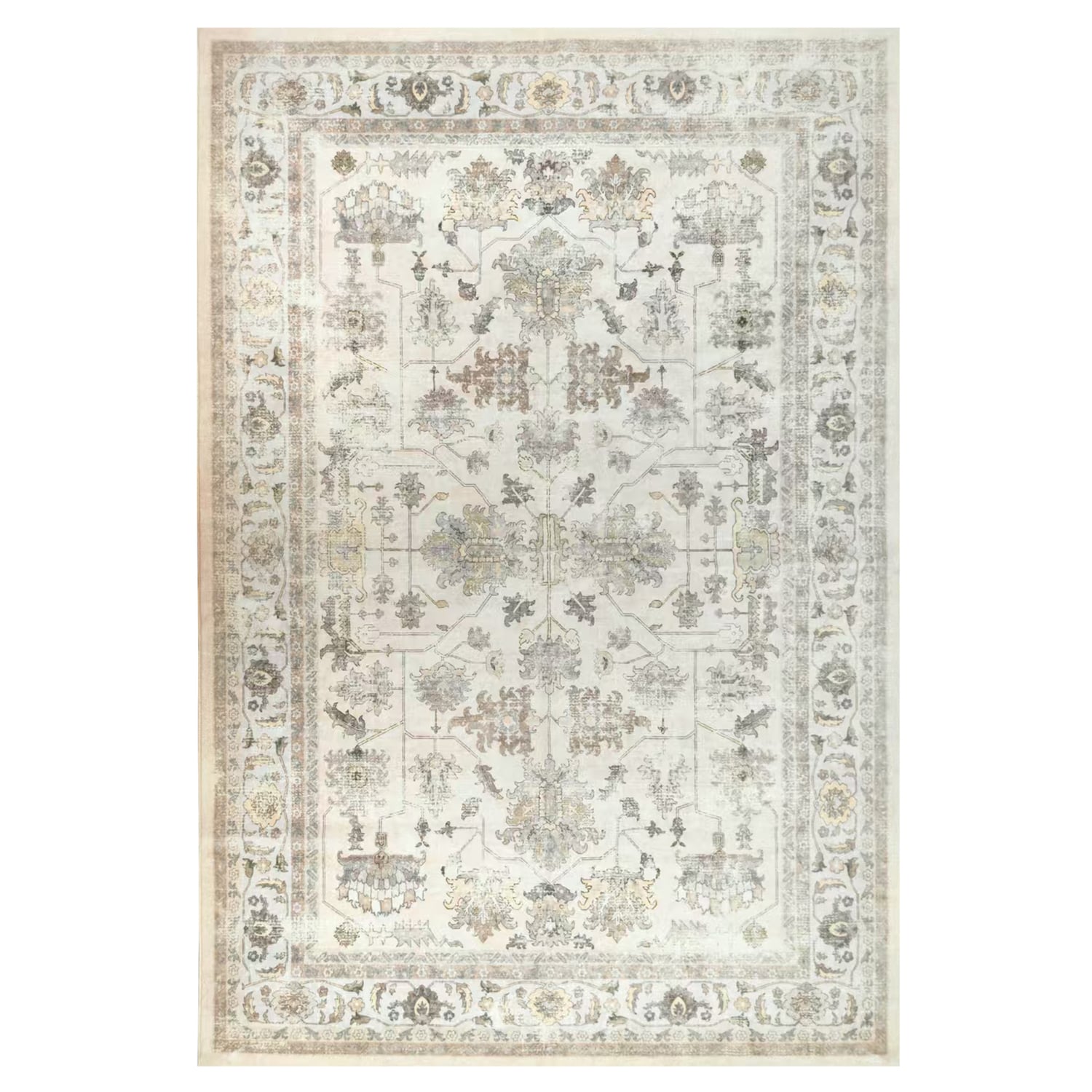 Multicoloured Anisha Machine Washable Rug