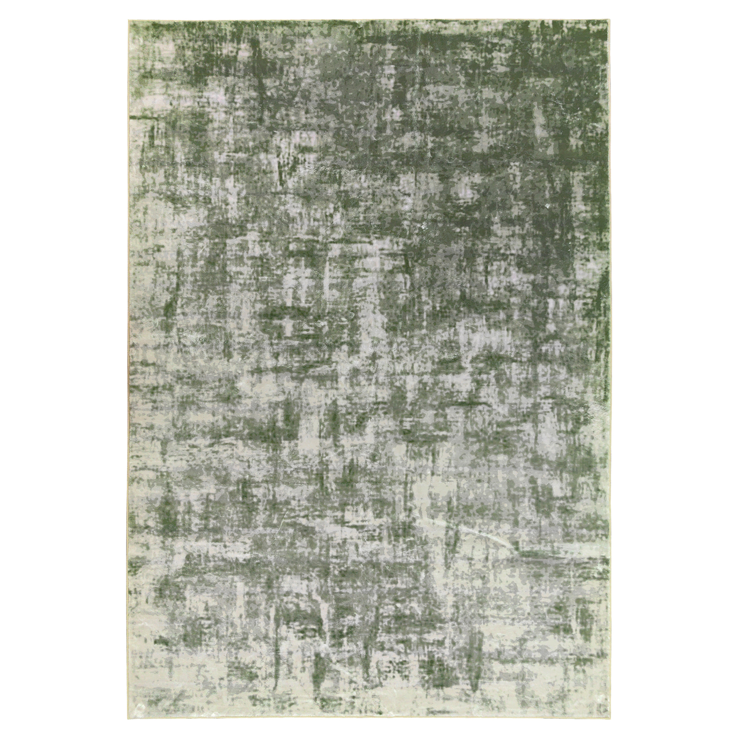 Green Abel Machine Washable Rug