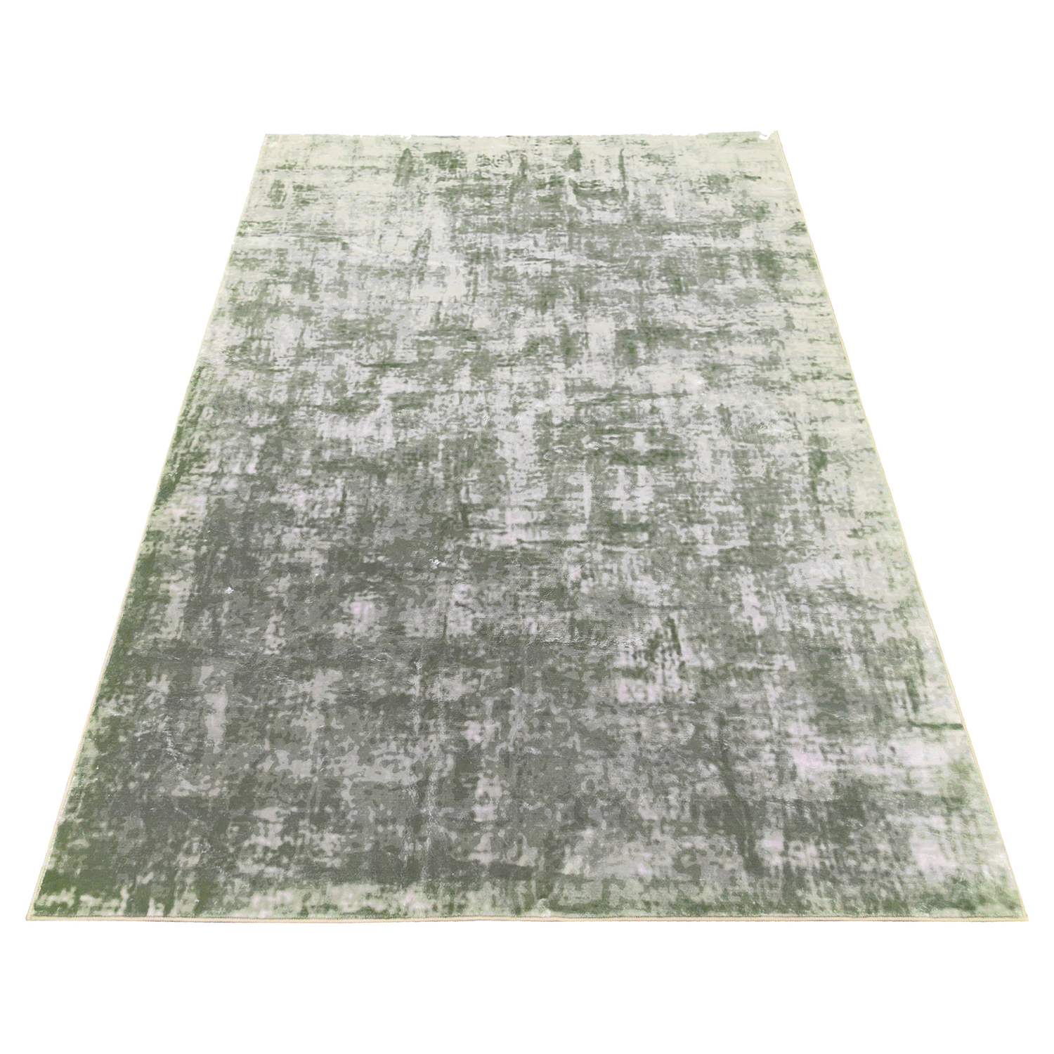 Green Abel Machine Washable Rug