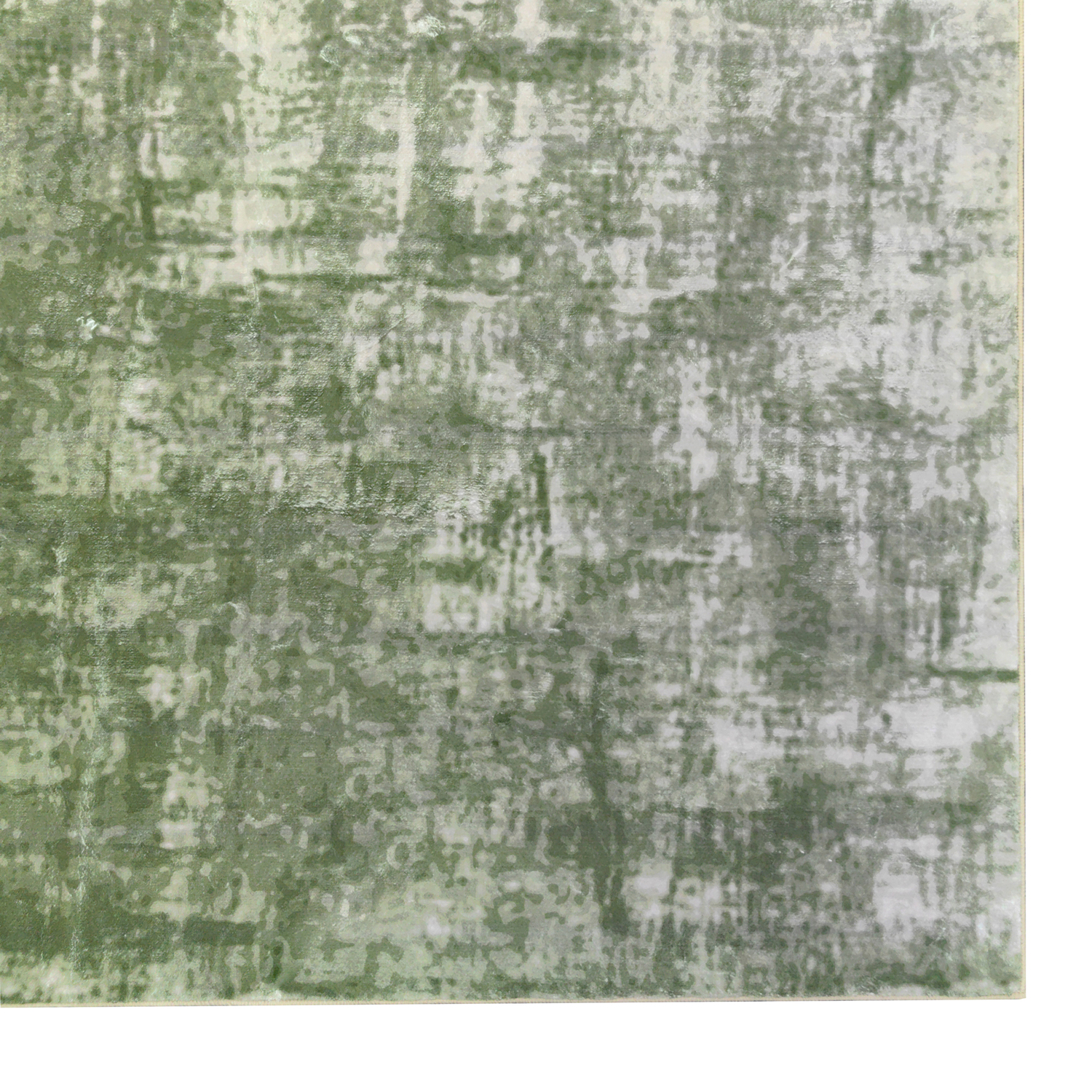 Green Abel Machine Washable Rug