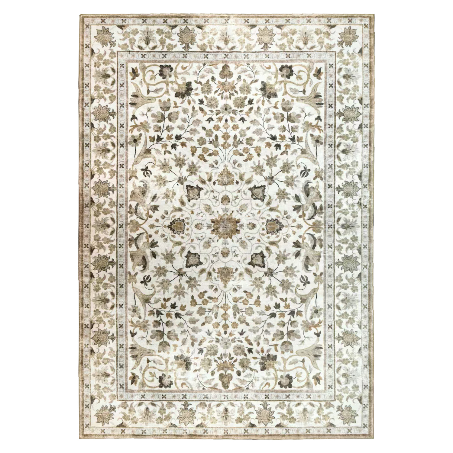 Multicoloured Elouise Machine Washable Rug