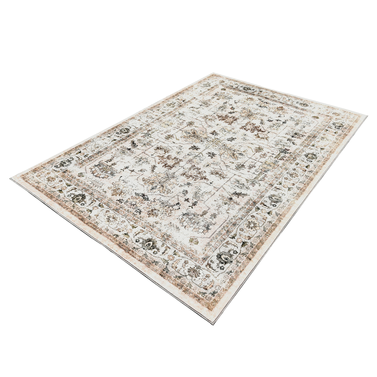 Multicoloured Saskia Machine Washable Rug