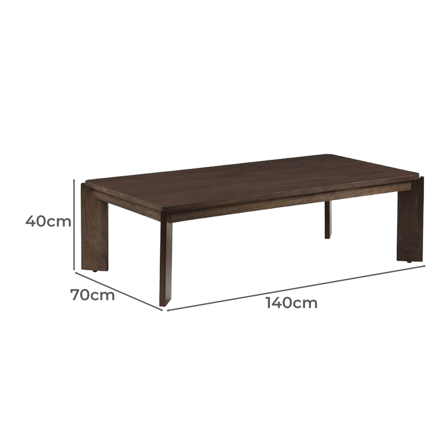 Vianna Mango Wood Coffee Table