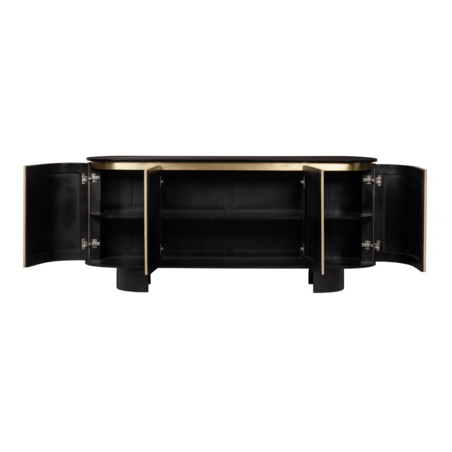 Liora Mango Wood 4 Door Sideboard Buffet