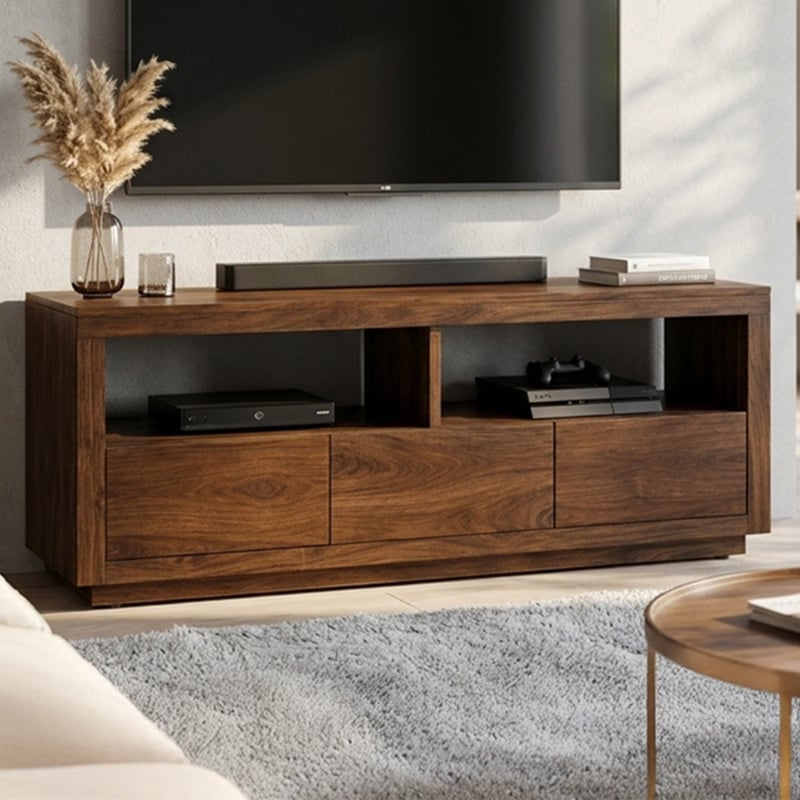 140cm Quinn 3 Drawer TV Unit
