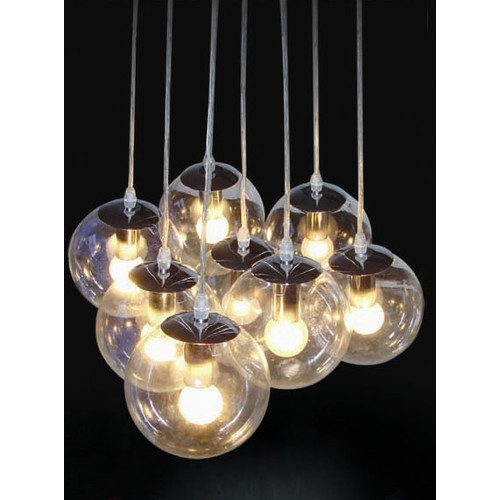 Clear Glass Shade Pendant Lamp Temple & ster