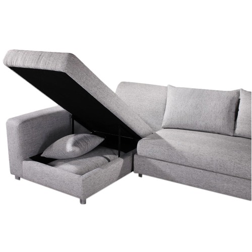 Sarah Corner Sofa Bed with Storage Chaise Temple & ster