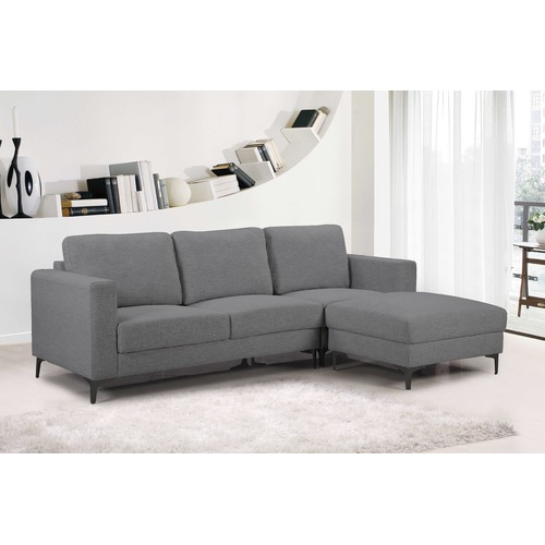 Innova Australia Alexis 3 Seater Corner Sofa with Ottoman