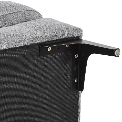 Innova Australia Alexis 3 Seater Corner Sofa with Ottoman