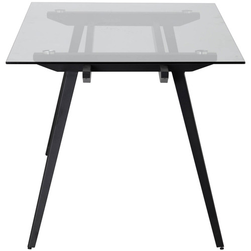 Ariella Glass-Top Dining Table
