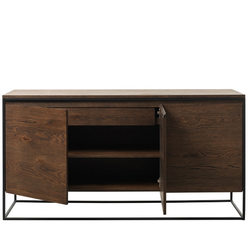 Brushed Smoke Rideon 3 Door Sideboard