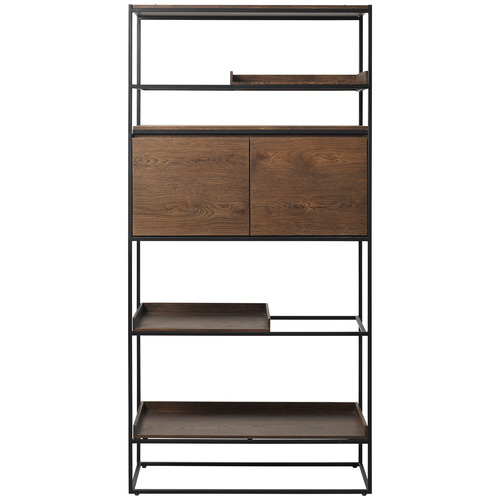 Brushed Smoke Rideon Tall Bookcase