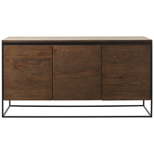 Brushed Smoke Rideon 3 Door Sideboard