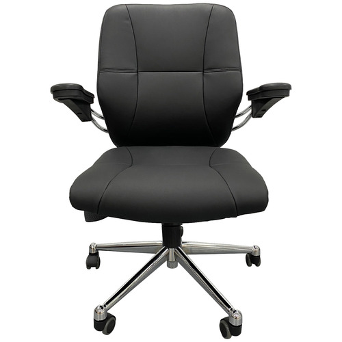 Black Maximilien Faux Leather Executive Office Chair