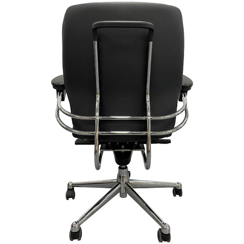 Black Maximilien Faux Leather Executive Office Chair