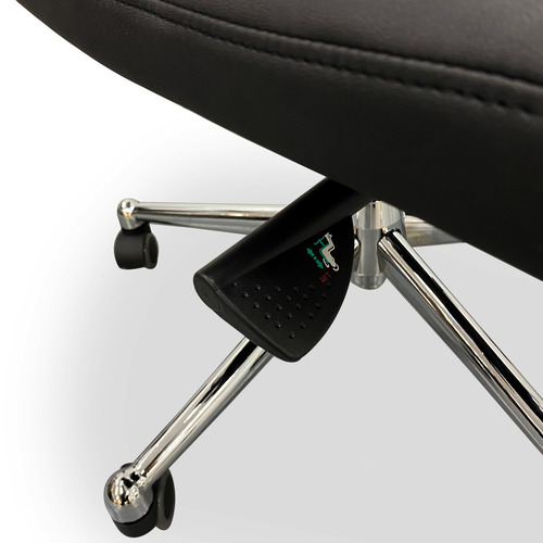Black Maximilien Faux Leather Executive Office Chair