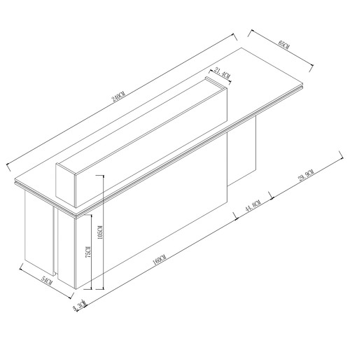 Busby Reception Desk