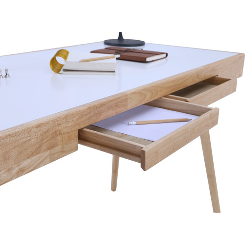 White Reth Wooden Working Desk