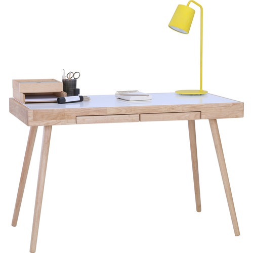 White Reth Wooden Working Desk