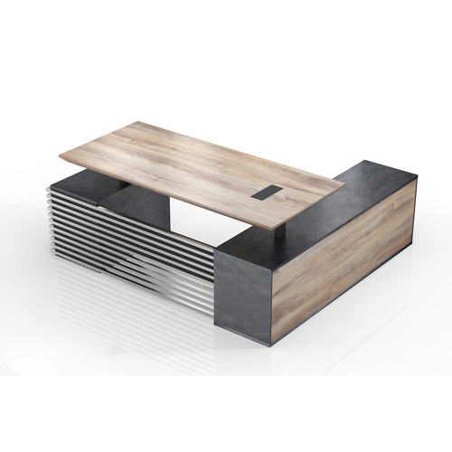 InnovaStudio Phoenix LiftTop Executive Desk with Return Temple & ster