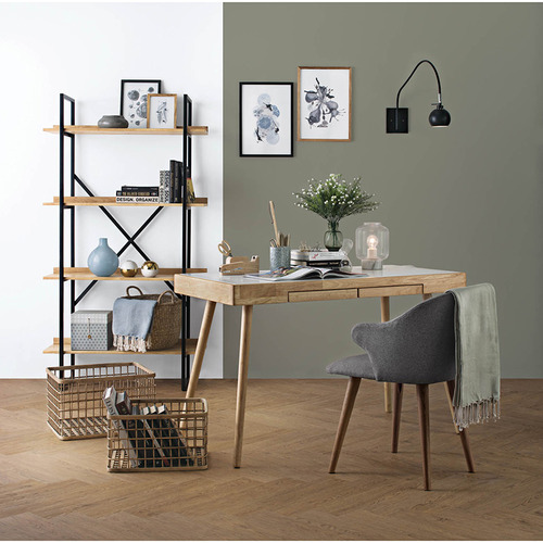 White Reth Wooden Working Desk