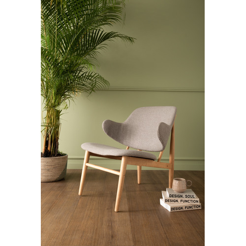 Veronic Malaysian Oak Wood Lounge Chair Temple & ster