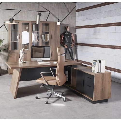 Sutton Executive Desk with Return