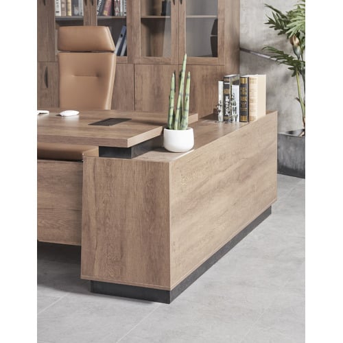 Sutton Executive Desk with Return